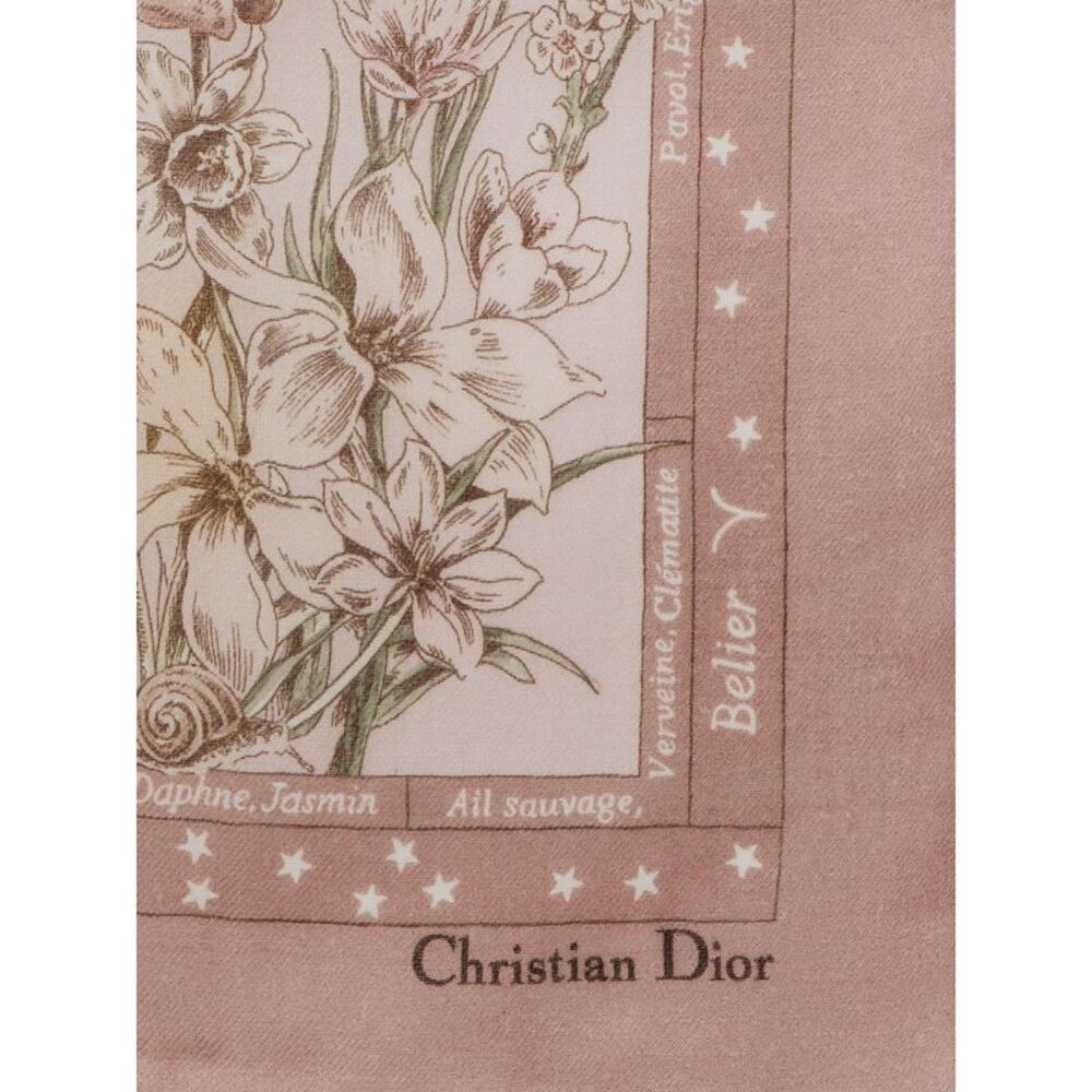 Dior Women Cashmere Foulard - Picture 2 of 2